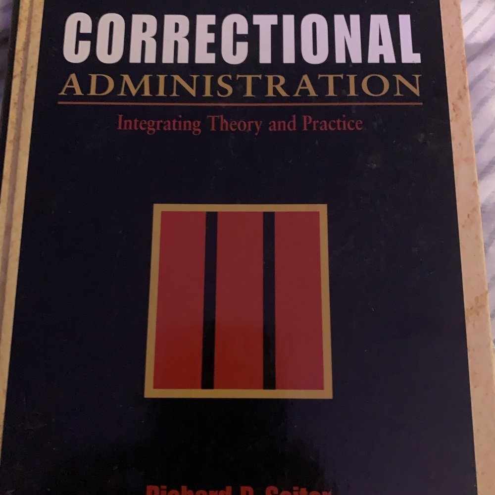 Correctional administration text book . Used condition - Picture 1 of 2